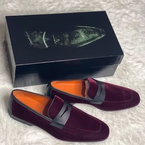 Magnanni Vale Formal Burgundy Black style 23686